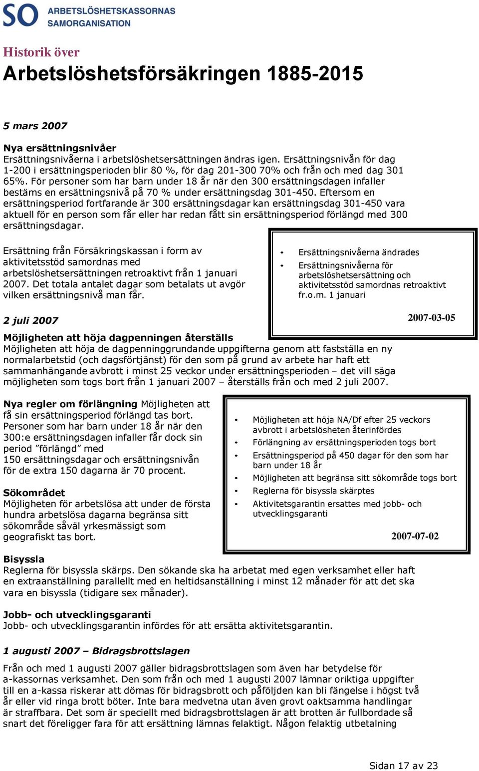 För personer som har barn under 18 år när den 300 ersättningsdagen infaller bestäms en ersättningsnivå på 70 % under ersättningsdag 301-450.