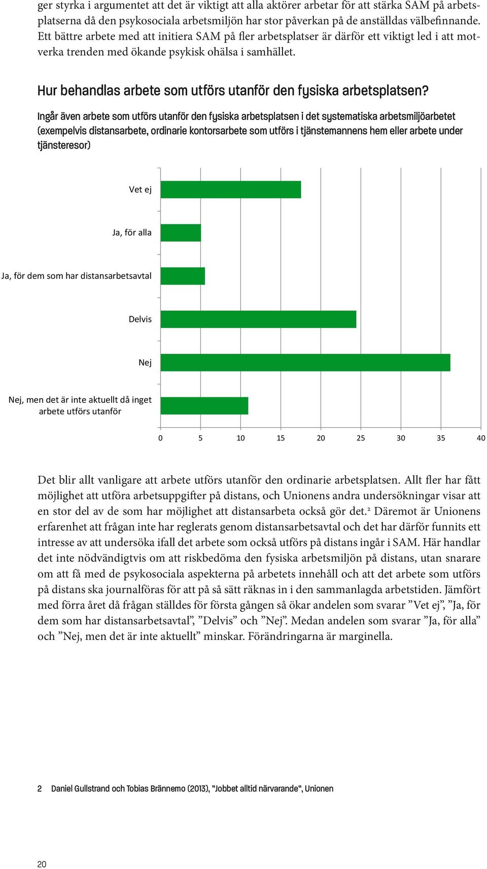 Hur behandlas arbete som utförs utanför den fysiska arbetsplatsen?