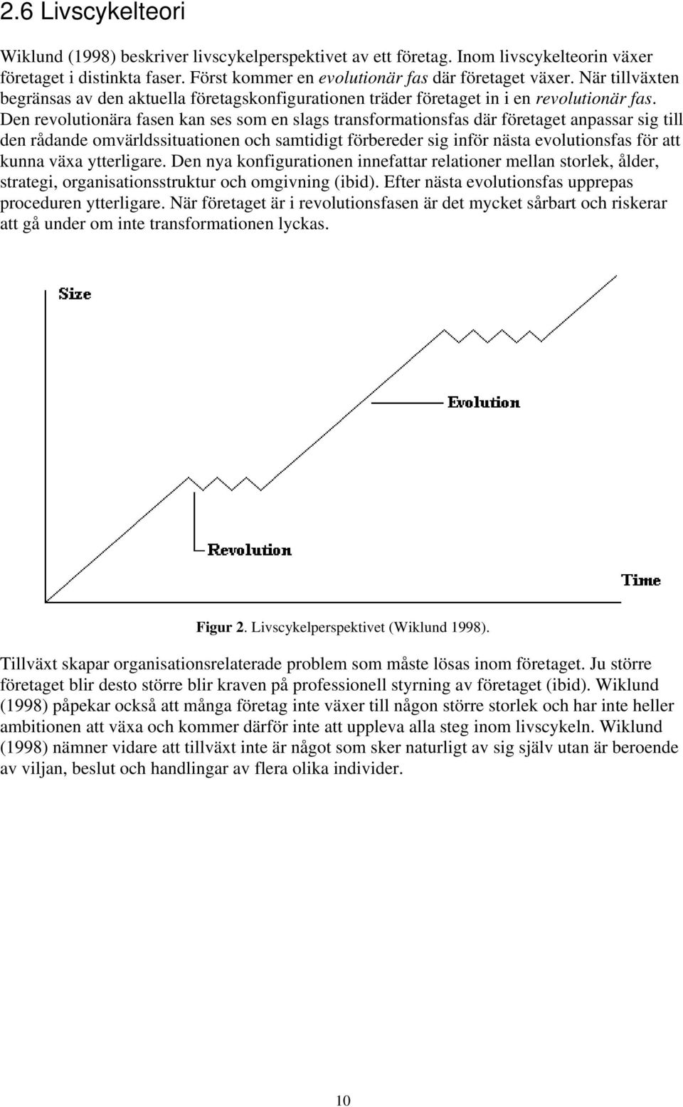 Den revolutionära fasen kan ses som en slags transformationsfas där företaget anpassar sig till den rådande omvärldssituationen och samtidigt förbereder sig inför nästa evolutionsfas för att kunna