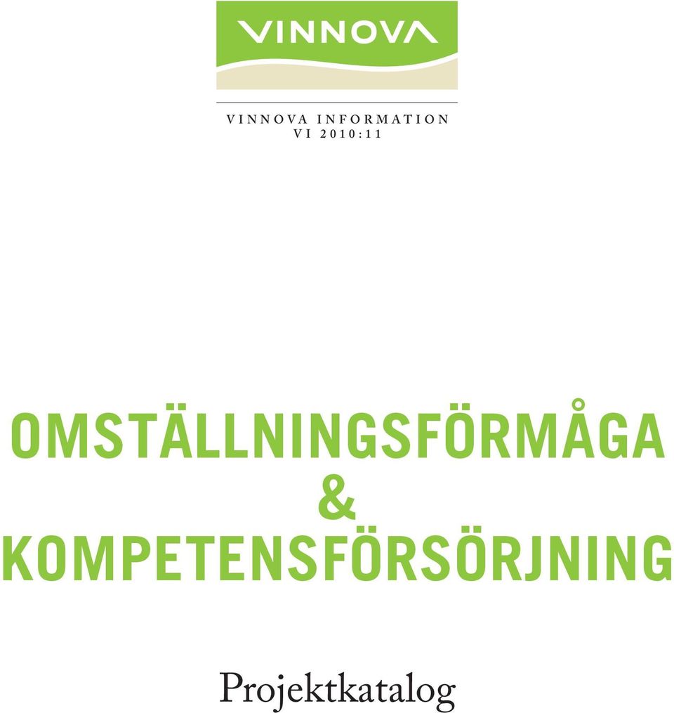 Omställningsförmåga &