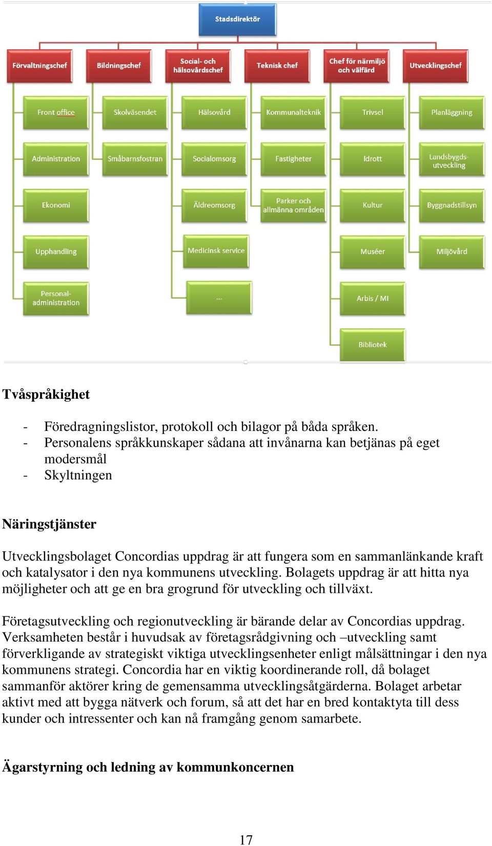 katalysator i den nya kommunens utveckling. Bolagets uppdrag är att hitta nya möjligheter och att ge en bra grogrund för utveckling och tillväxt.