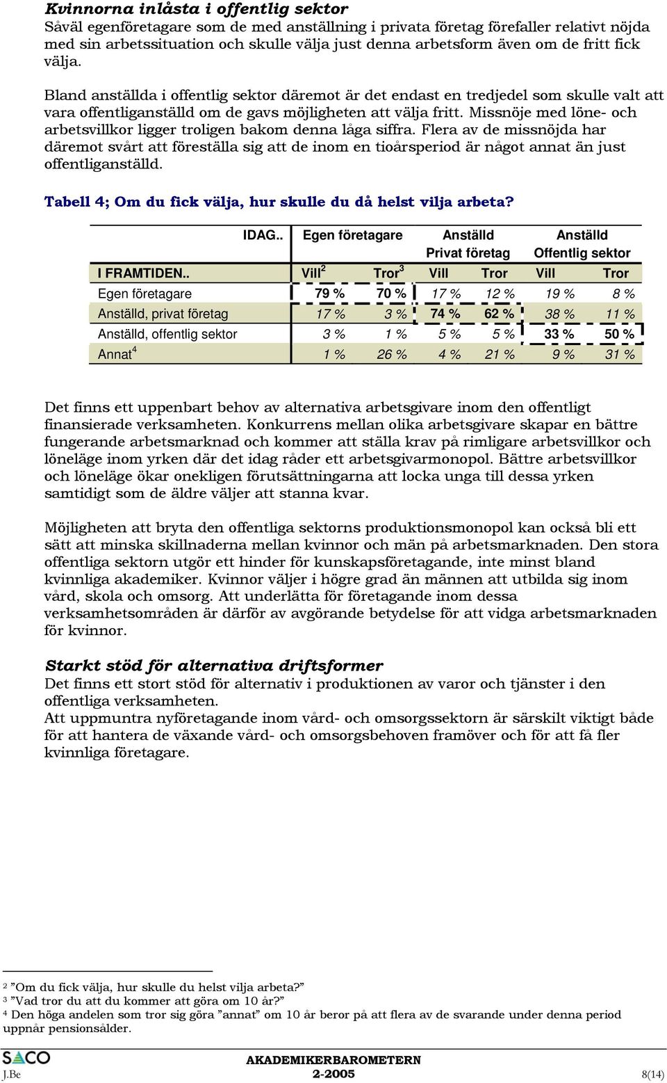 Missnöje med löne- och arbetsvillkor ligger troligen bakom denna låga siffra.