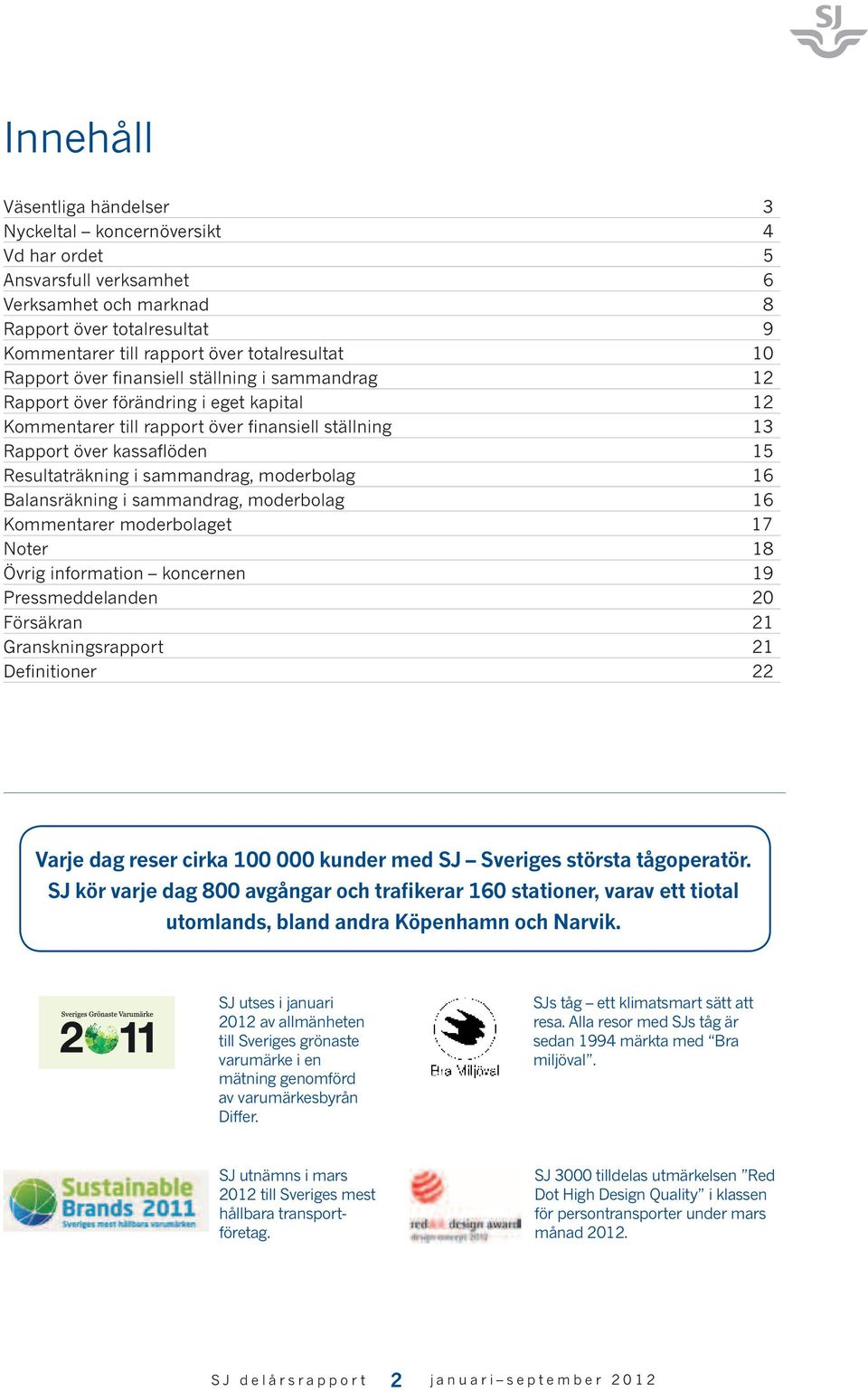 sammandrag, moderbolag 16 Balansräkning i sammandrag, moderbolag 16 Kommentarer moderbolaget 17 Noter 18 Övrig information koncernen 19 Pressmeddelanden 20 Försäkran 21 Granskningsrapport 21