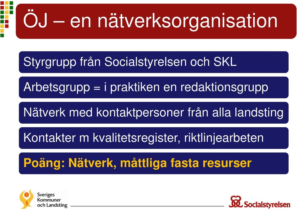 kontaktpersoner från alla landsting Kontakter m