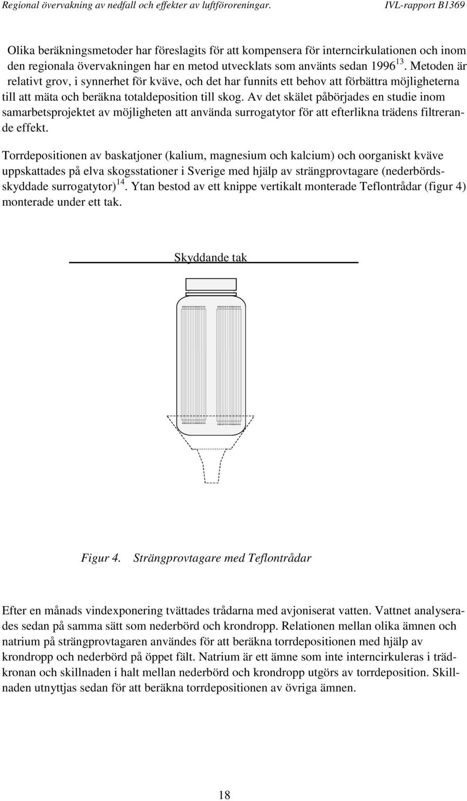 Av det skälet påbörjades en studie inom samarbetsprojektet av möjligheten att använda surrogatytor för att efterlikna trädens filtrerande effekt.