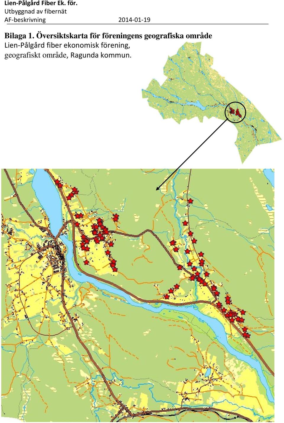 geografiska område Lien-Pålgård