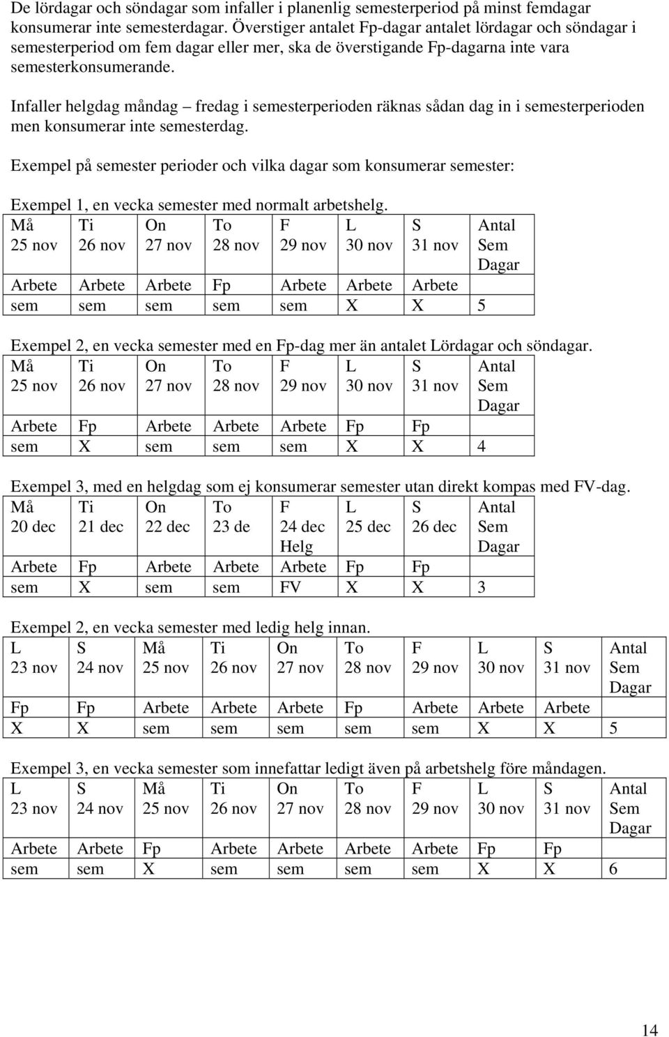 Infaller helgdag måndag fredag i semesterperioden räknas sådan dag in i semesterperioden men konsumerar inte semesterdag.