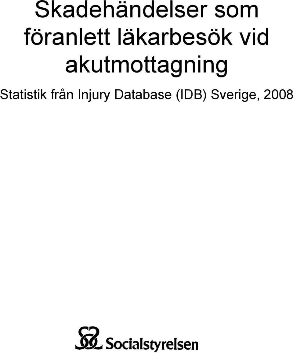 akutmottagning Statistik