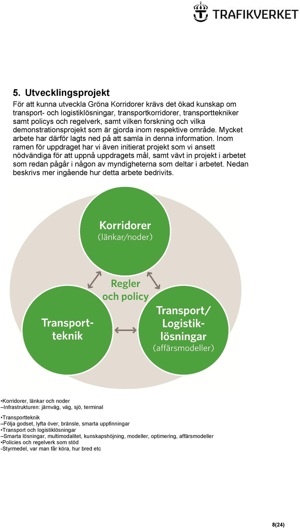 Inom ramen för uppdraget har vi även initierat projekt som vi ansett nödvändiga för att uppnå uppdragets mål, samt vävt in projekt i arbetet som redan pågår i någon av myndigheterna som deltar i