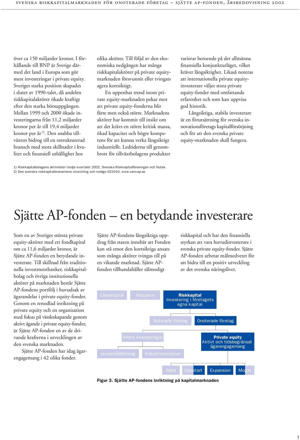 Sveriges starka position skapades i slutet av 1990-talet, då andelen riskkapitalaktörer ökade kraftigt efter den starka börsuppgången.