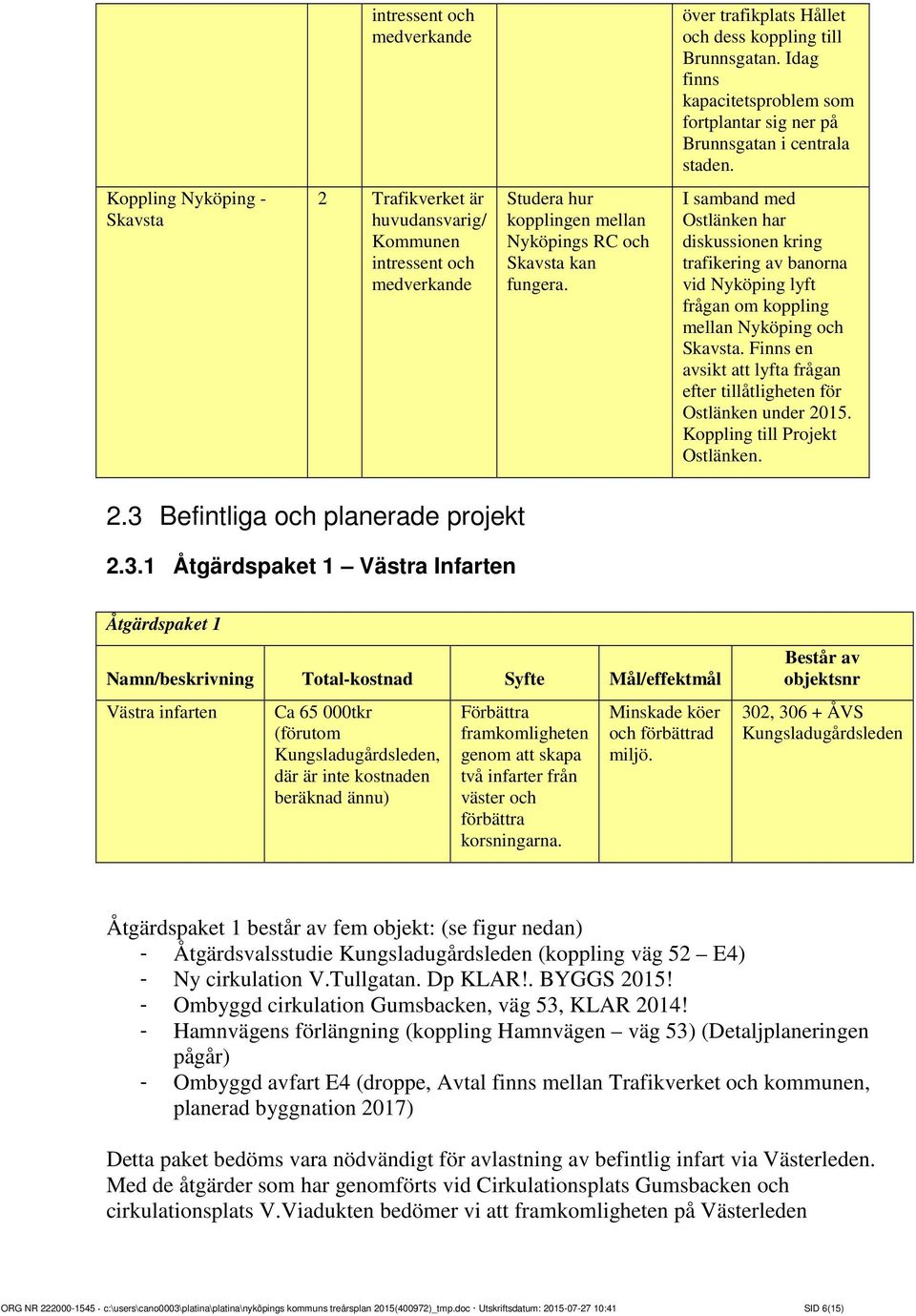 I samband med Ostlänken har diskussionen kring trafikering av banorna vid Nyköping lyft frågan om koppling mellan Nyköping och Skavsta.