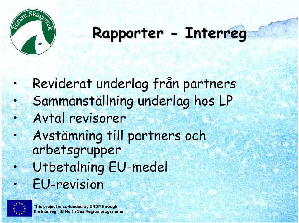 Avtal revisorer Avstämning till partners och