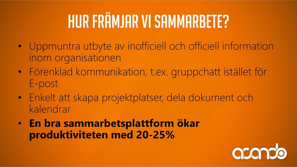 organisationen Förenklad kommunikation, t.ex.