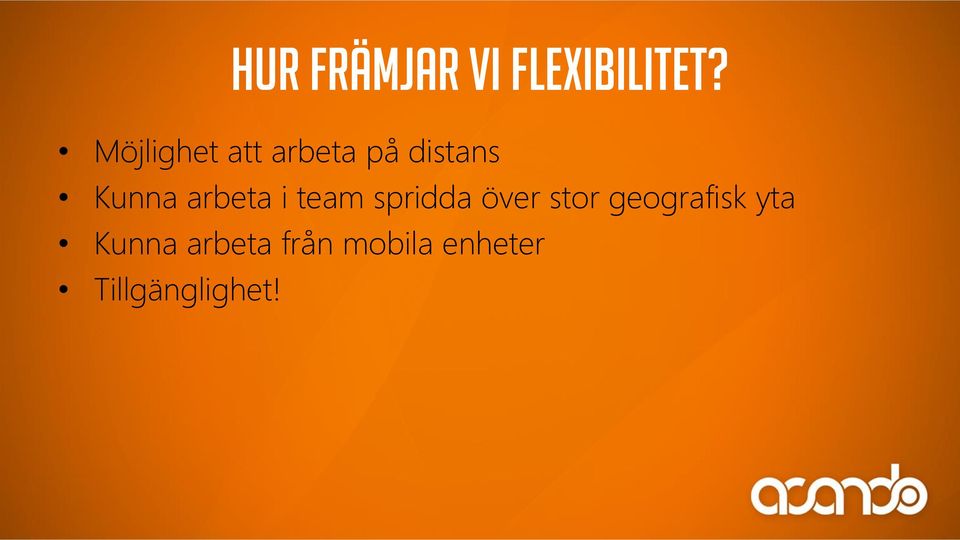 arbeta i team spridda över stor