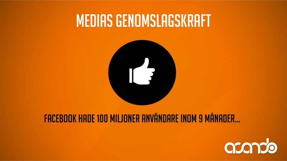 Facebook hade 100