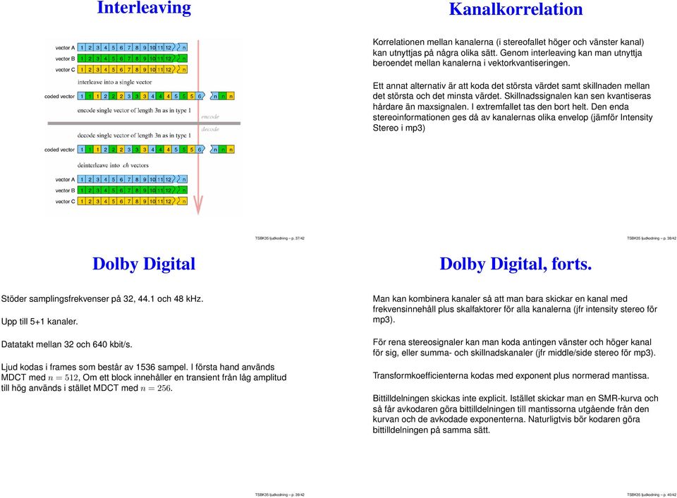 Skillnadssignalen kan sen kvantiseras hårdare än maxsignalen. I extremfallet tas den bort helt.