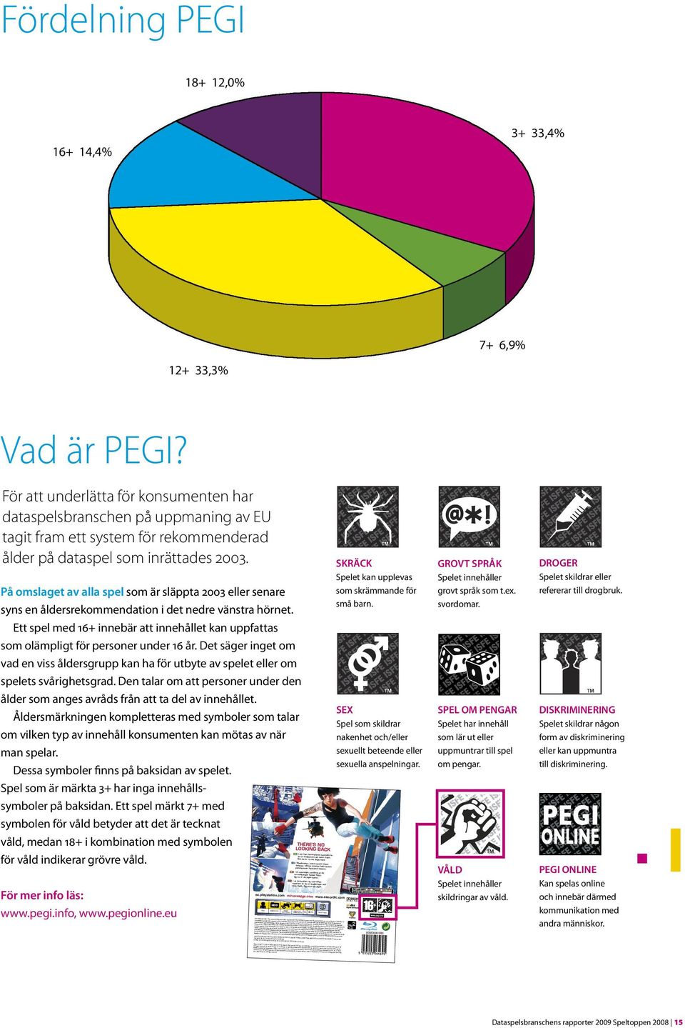 För att underlätta för konsumenten har dataspelsbranschen på uppmaning av EU tagit fram ett system för rekommenderad ålder på dataspel som inrättades 2003.