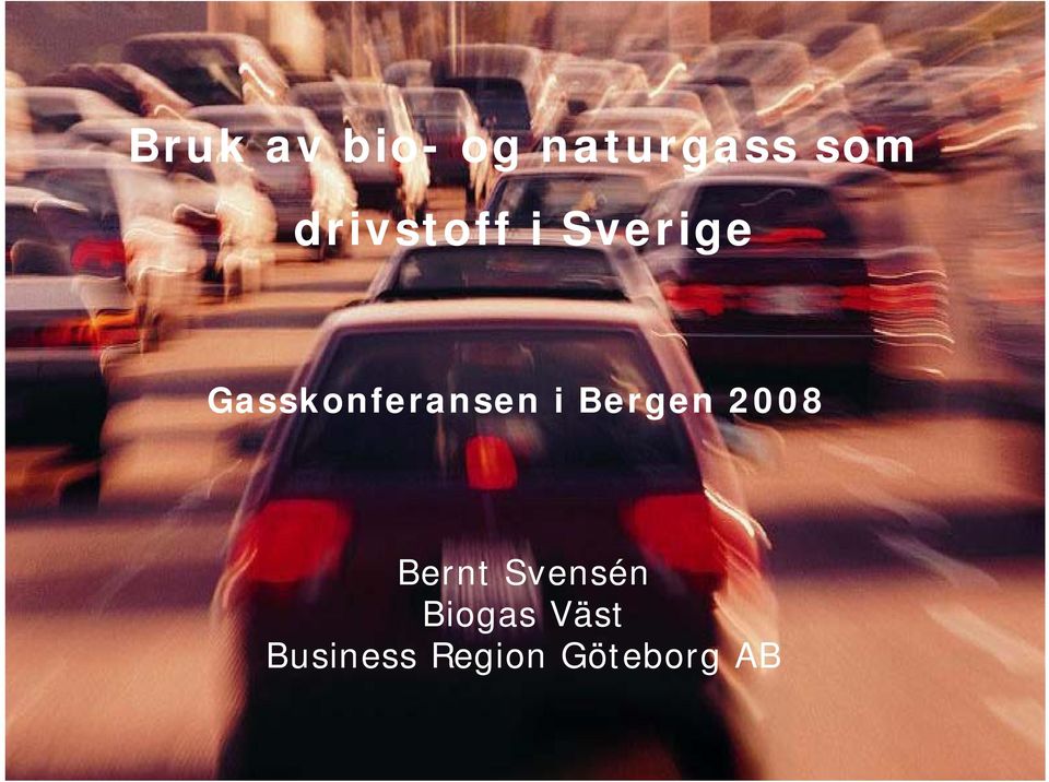 Gasskonferansen i Bergen 2008