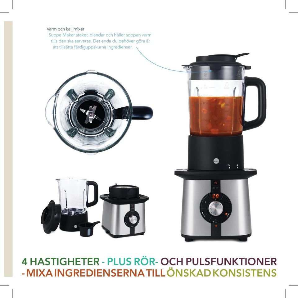 Det enda du behöver göra är att tillsätta färdiguppskurna
