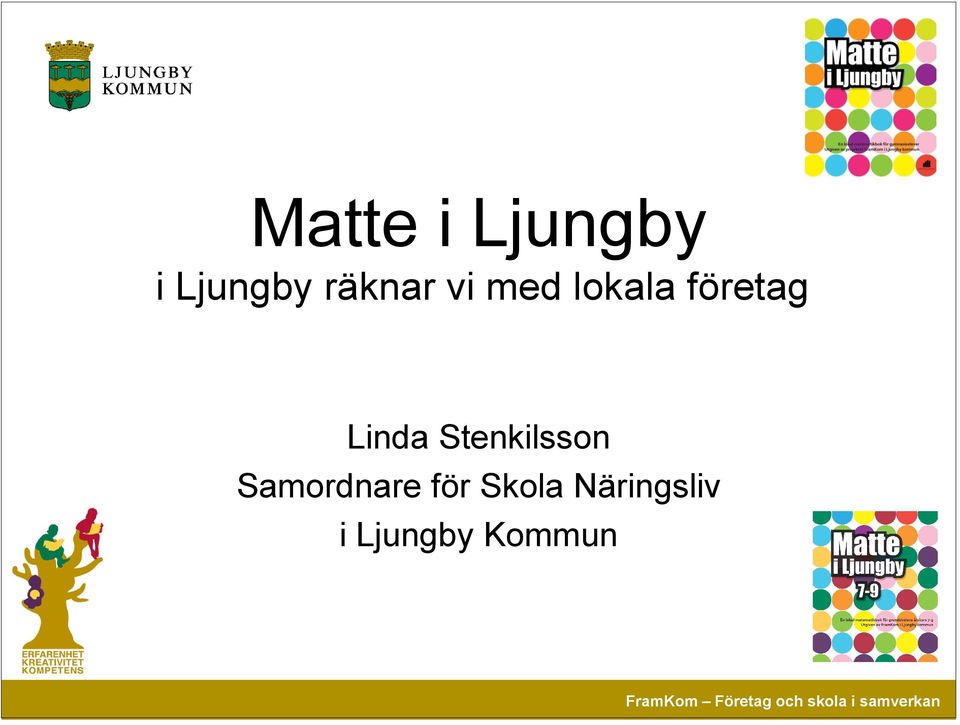 Linda Stenkilsson Samordnare