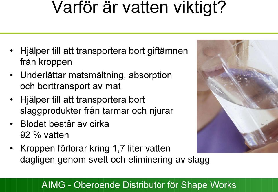 absorption och borttransport av mat Hjälper till att transportera bort