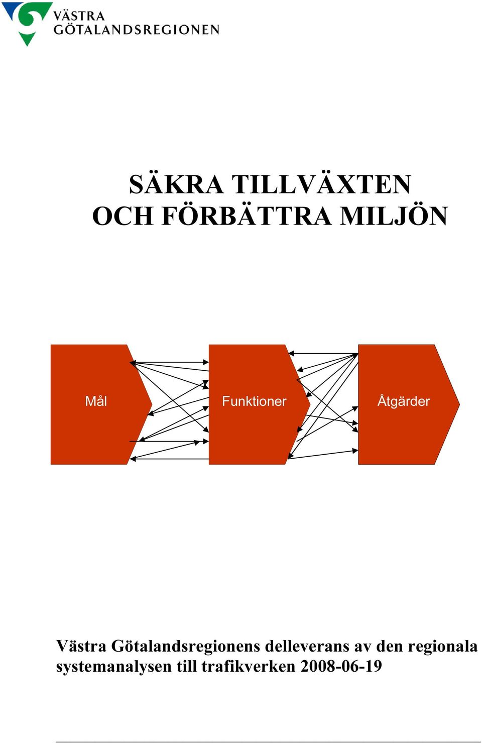 Götalandsregionens delleverans av den