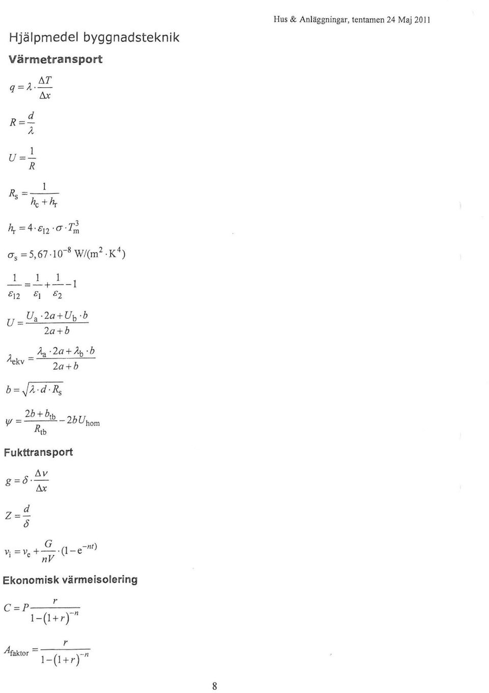 _+_1-1 &12 & &2 U 2a+Ub b U = ~a ---=----- 2a+b Å _ A-a 2a +Ab b ekv - --=--2-a_+_b-=--- - 2b+btb