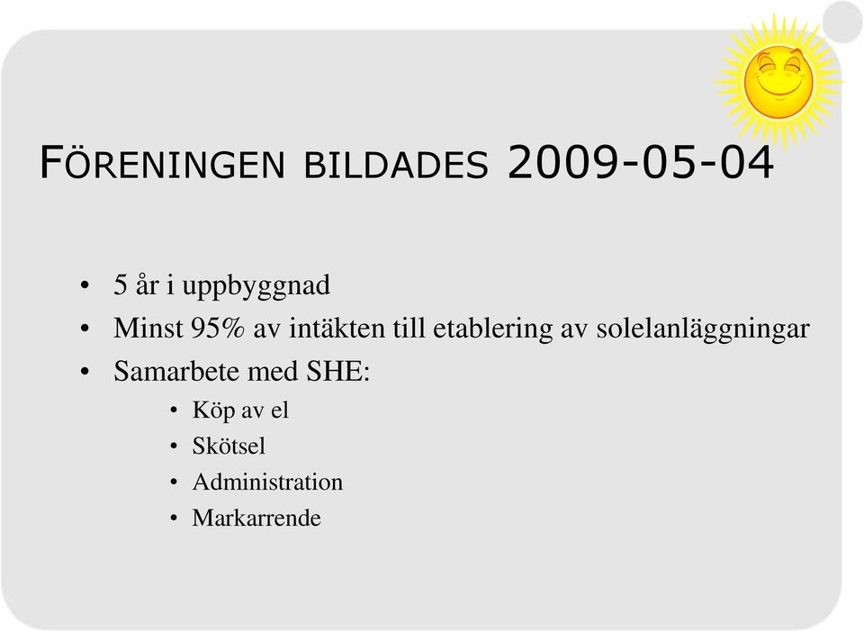 etablering av solelanläggningar Samarbete