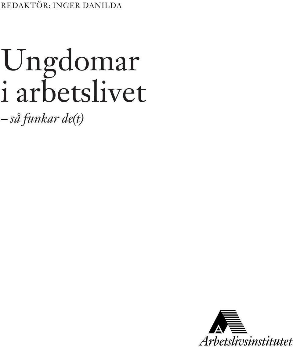 Ungdomar i