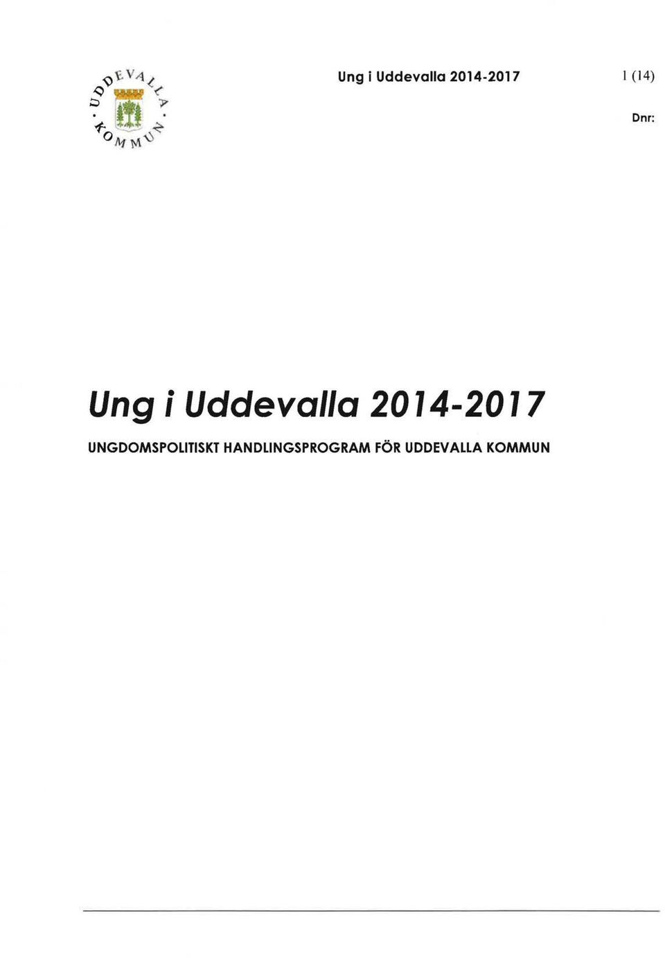 2014-2017 UNGDOMSPOLITISKT