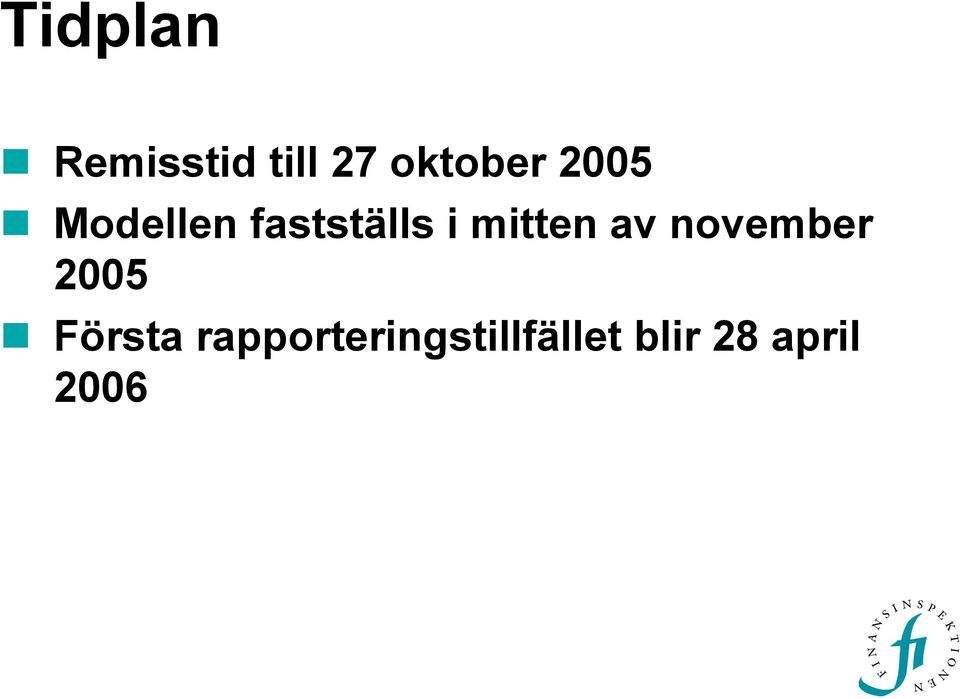 av november 2005 Första