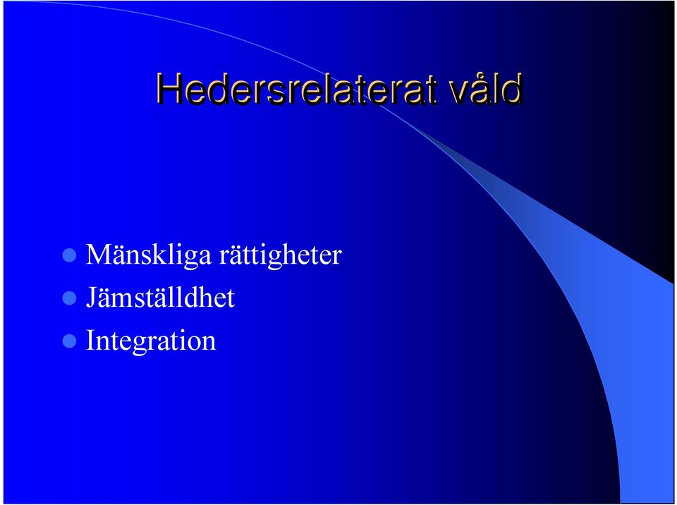 Jämställdhet