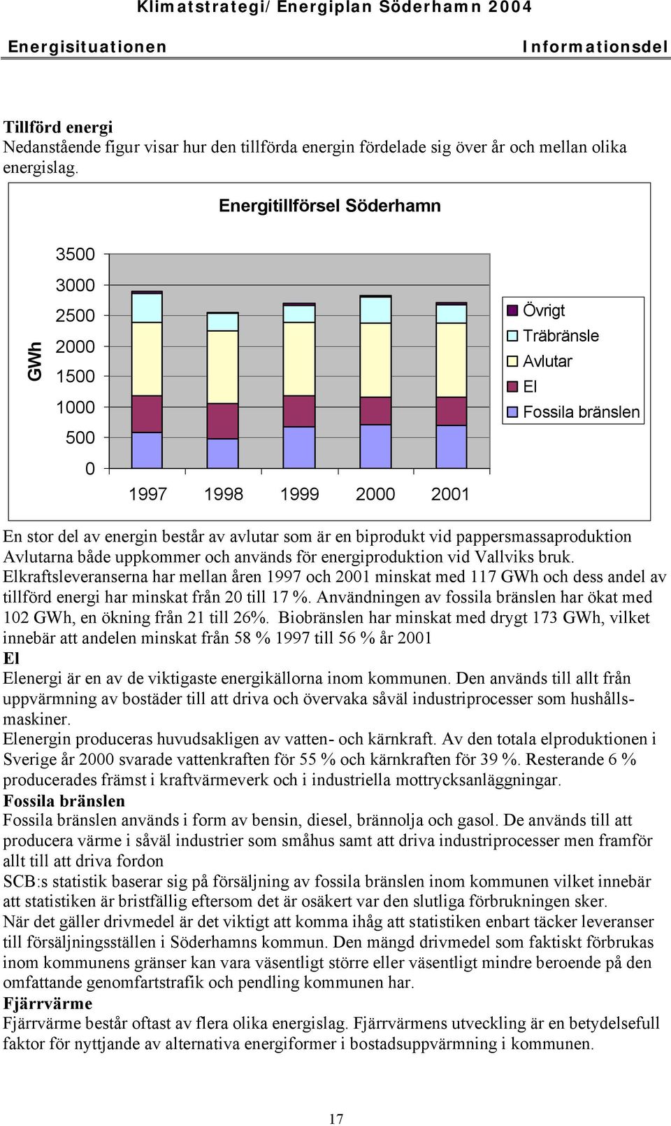 vid pappersmassaproduktion Avlutarna både uppkommer och används för energiproduktion vid Vallviks bruk.