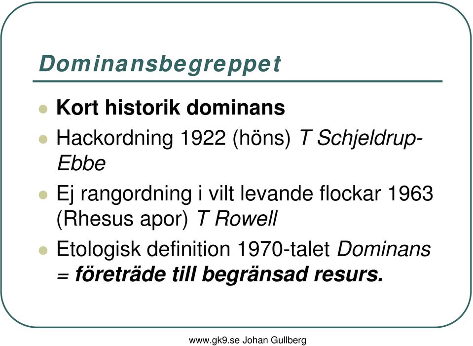 levande flockar 1963 (Rhesus apor) T Rowell Etologisk