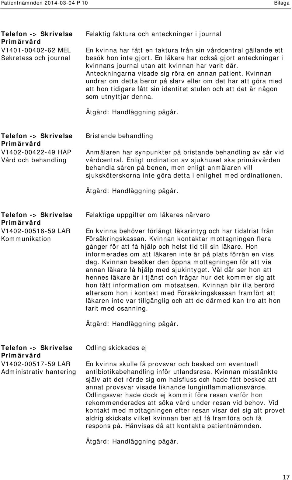 Kvinnan undrar om detta beror på slarv eller om det har att göra med att hon tidigare fått sin identitet stulen och att det är någon som utnyttjar denna.