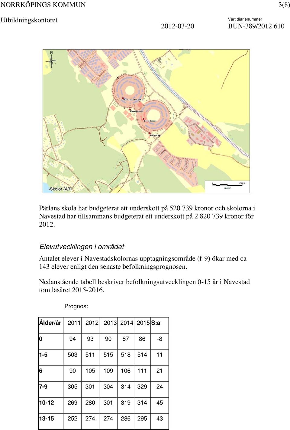 Elevutvecklingen i området Antalet elever i Navestadskolornas upptagningsområde (f-9) ökar med ca 143 elever enligt den senaste befolkningsprognosen.