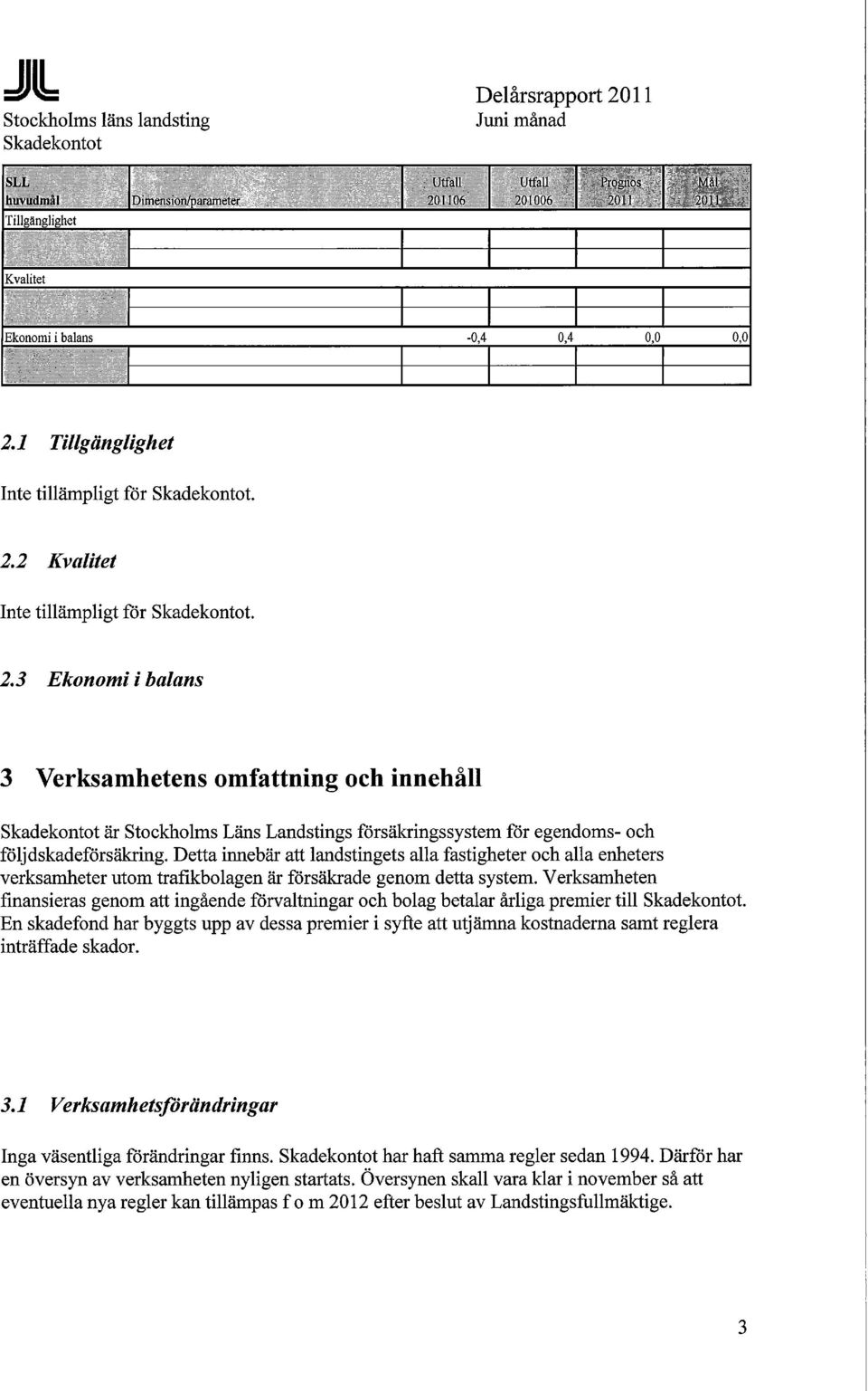 Detta innebär att landstingets alla fastigheter och alla enheters verksamheter utom trafikbolagen är försäkrade genom detta system.