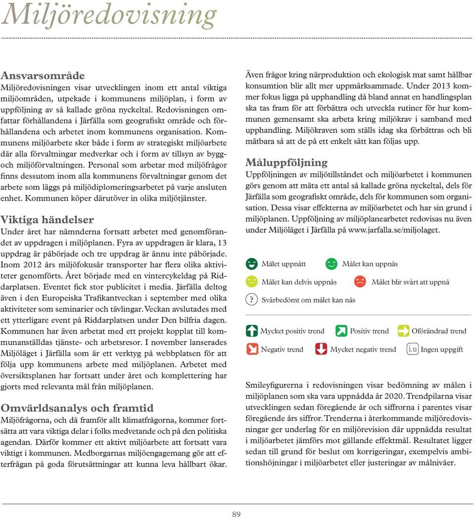 Kommunens miljöarbete sker både i form av strategiskt miljöarbete där alla förvaltningar medverkar och i form av tillsyn av byggoch miljöförvaltningen.