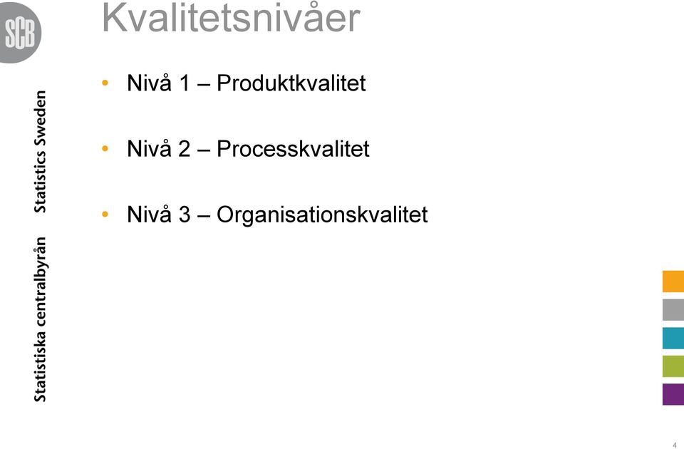 Processkvalitet Nivå 3