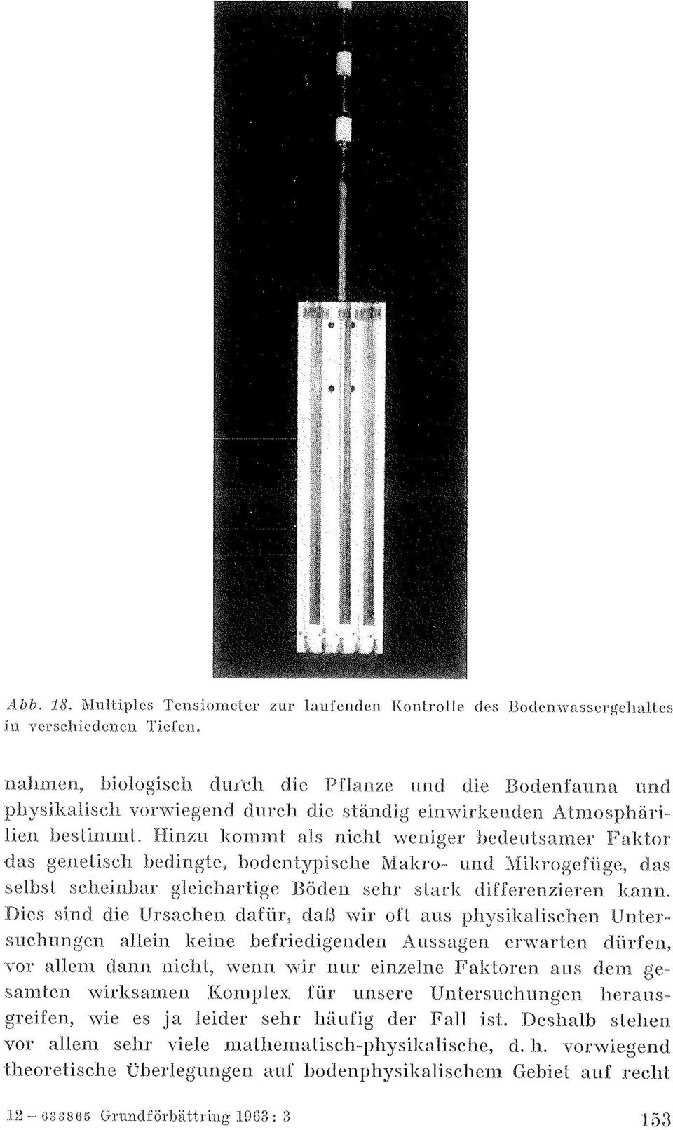 bedingte, bodclltypisehe Makro und lviik1'ogefiige, das selbst scheinbar gleichartige Böden sehr stark differcnzieren kann.