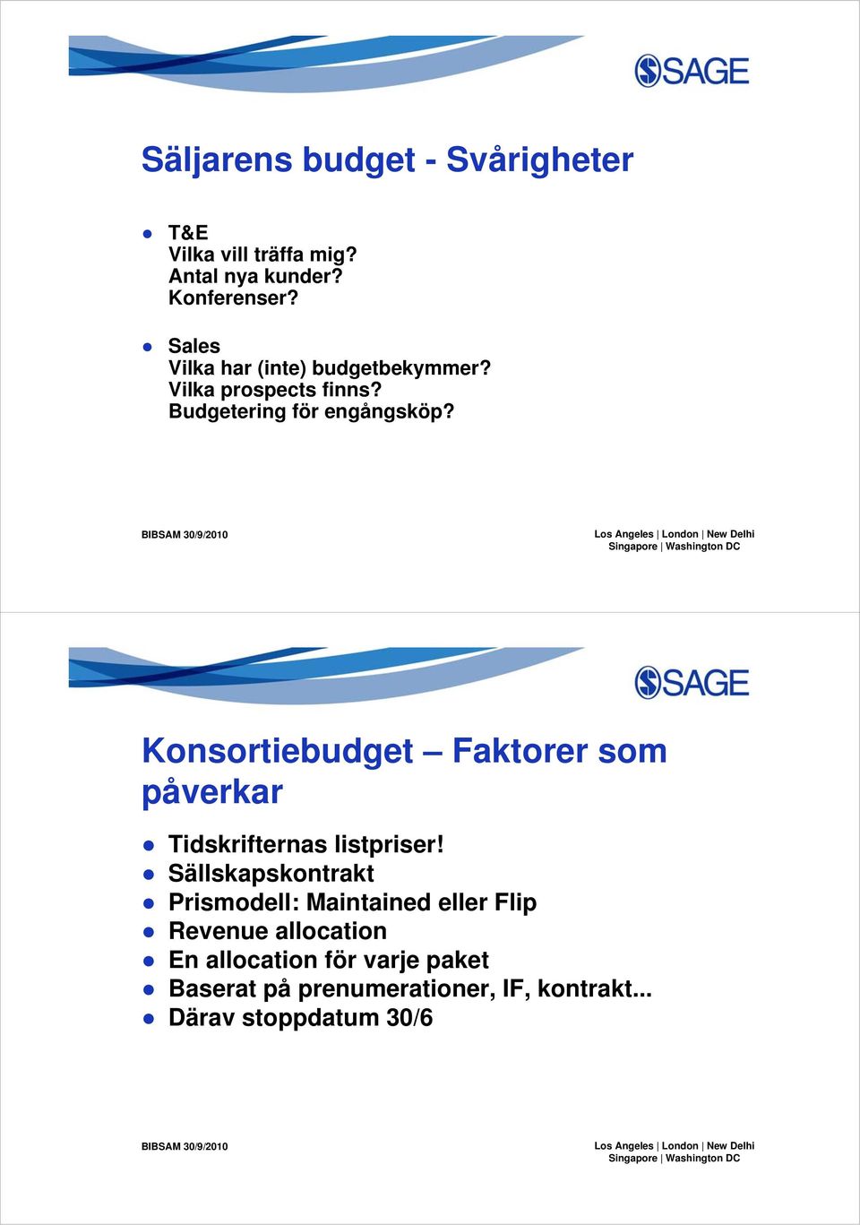 Konsortiebudget Faktorer som påverkar Tidskrifternas listpriser!