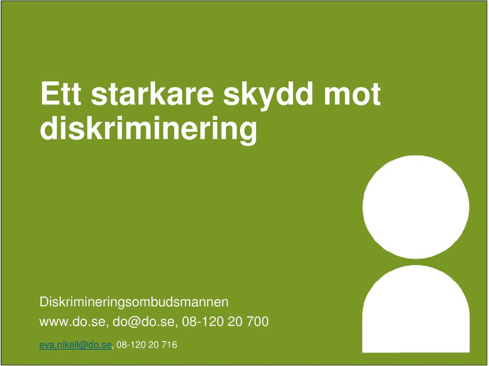 Diskrimineringsombudsmannen www.