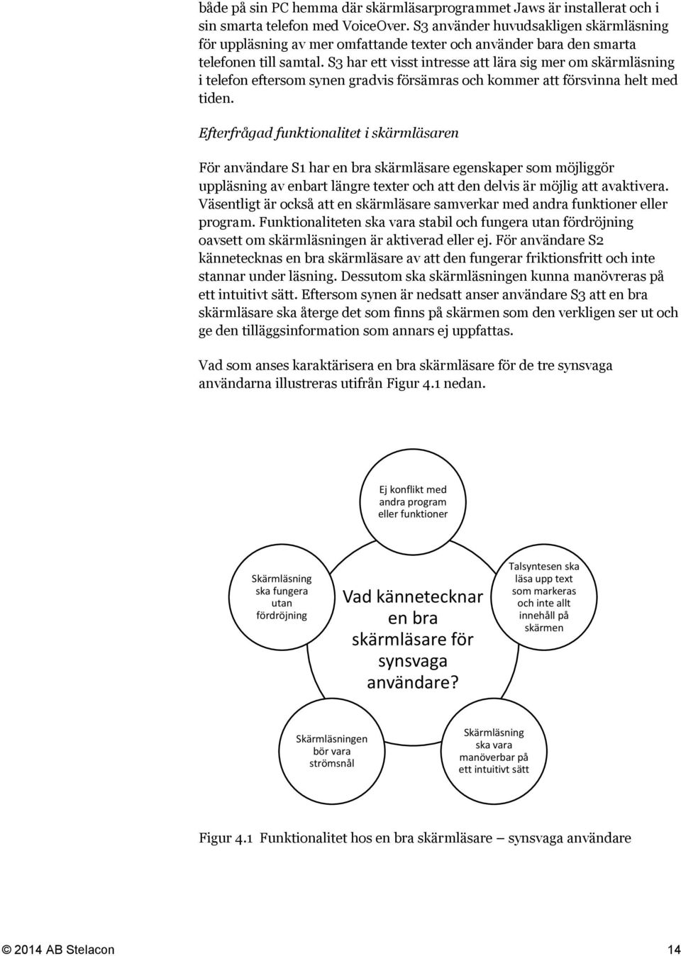 S3 har ett visst intresse att lära sig mer om skärmläsning i telefon eftersom synen gradvis försämras och kommer att försvinna helt med tiden.