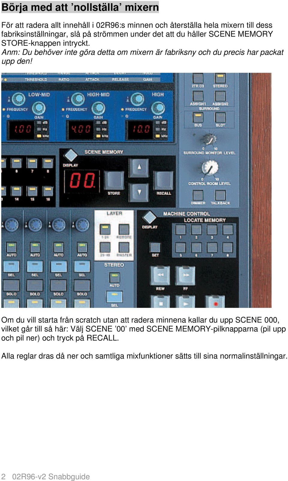 Anm: Du behöver inte göra detta om mixern är fabriksny och du precis har packat upp den!