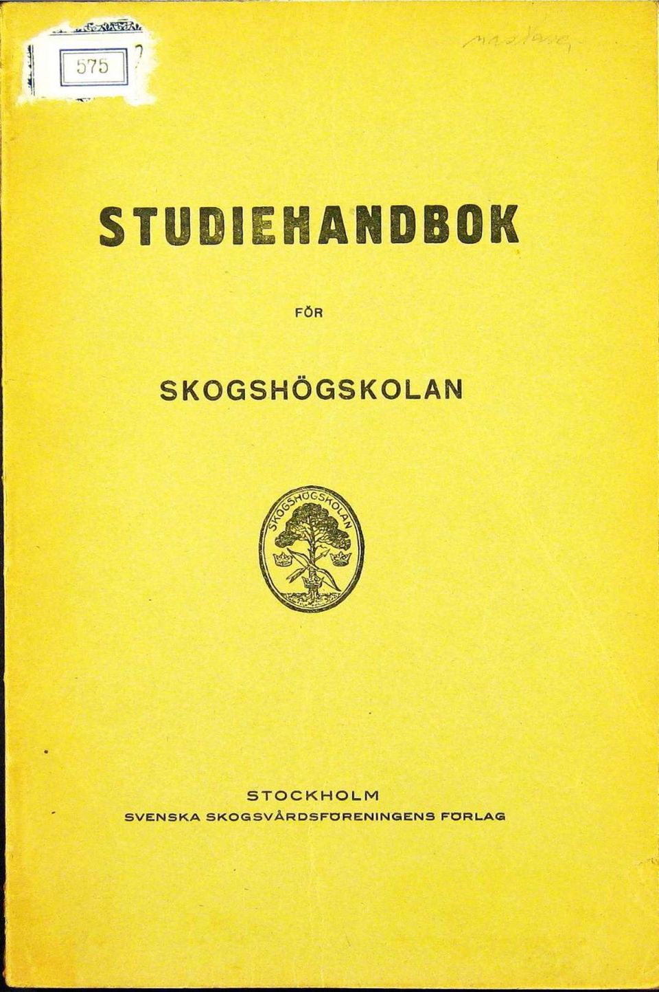 K H O L M SVENSKA SKOG