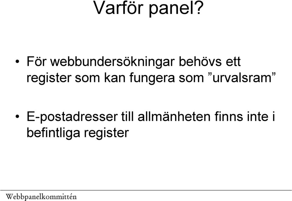 register som kan fungera som