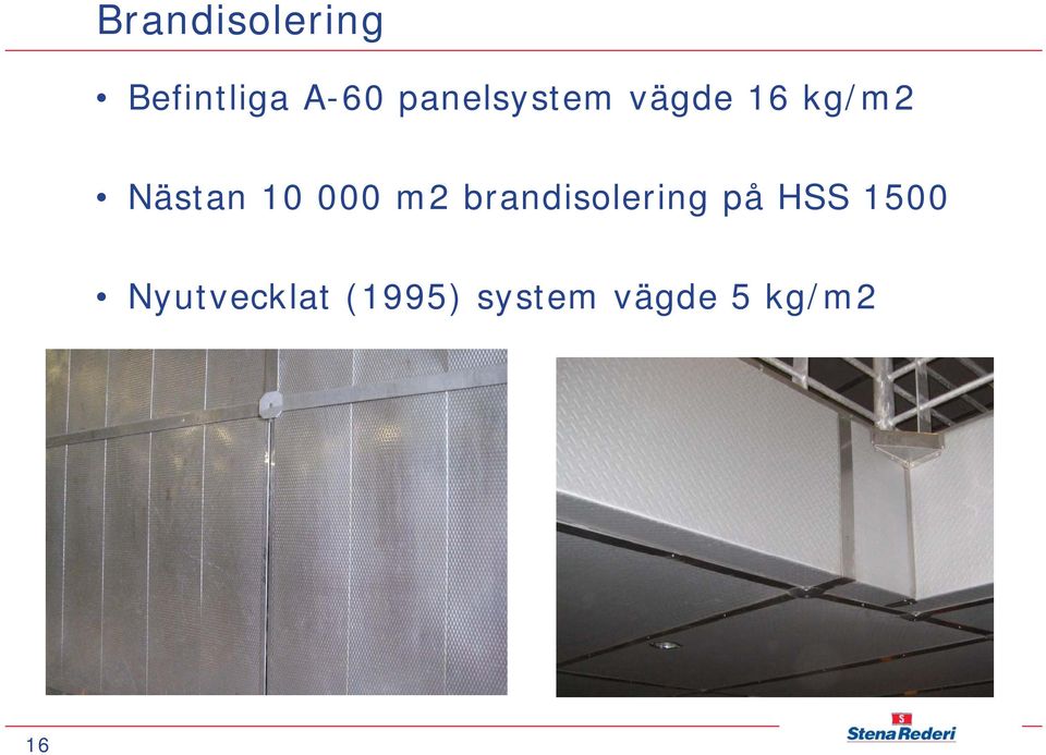 10 000 m2 brandisolering på HSS