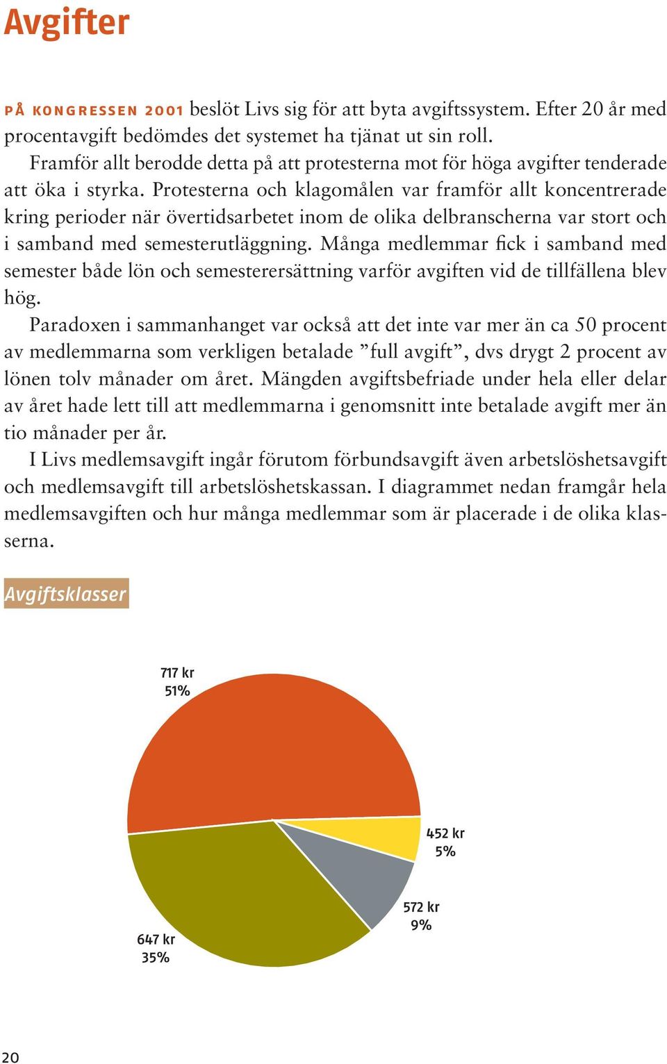 Protesterna och klagomålen var framför allt koncentrerade kring perioder när övertidsarbetet inom de olika delbranscherna var stort och i samband med semesterutläggning.