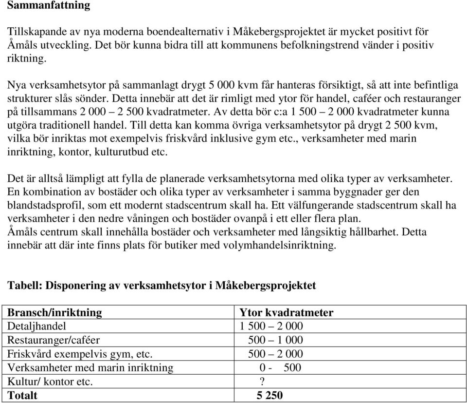 Nya verksamhetsytor på sammanlagt drygt 5 000 kvm får hanteras försiktigt, så att inte befintliga strukturer slås sönder.