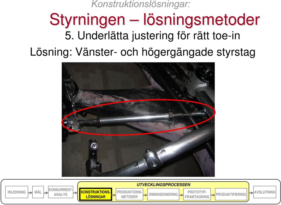 Underlätta justering för rätt